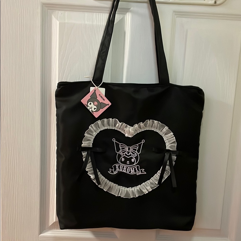 Miniso Sanrio Kuromi Black Tote Bag